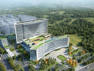 现代主义其他公共建筑 现代医院