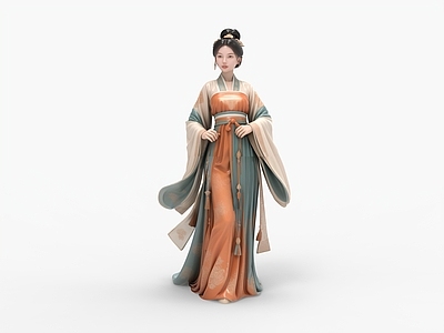 新中式女人 古装美女 唐装 汉服 汉服美女