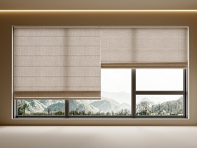 现代窗帘 香格里拉帘 梦幻帘 罗马帘 遮光帘 布帘