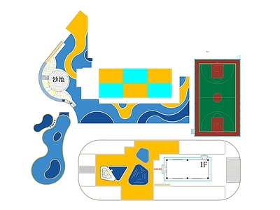 社区儿童区 儿童活动场 施工图