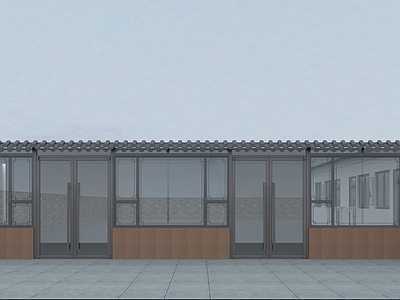 新中式餐饮建筑 餐饮建筑 户外餐饮