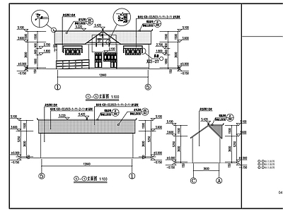 中式公厕 公厕 施工图