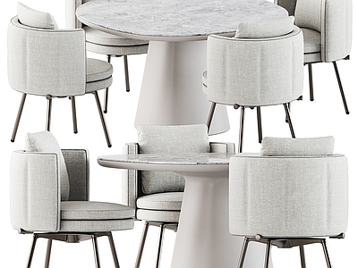 现代简约餐桌椅 Minotti