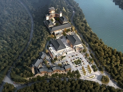 新中式古建 古建 文旅商业街