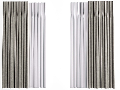 现代简约窗帘 现代窗帘 布艺窗帘 纱窗 薄纱 纱帘