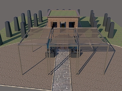 现代寺庙建筑 陵墓