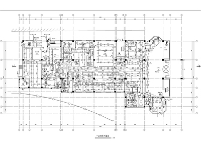 消防设备布置 无锡医院喷淋施 施工图