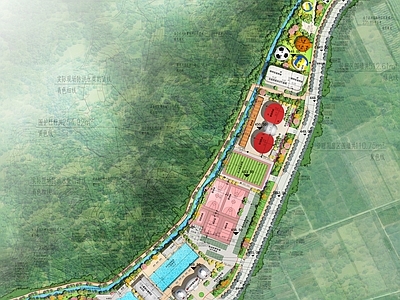 体育公园 民宿 体育公园 水上乐园 施工图