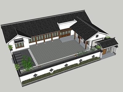 新中式四合院