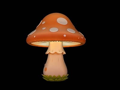 卡通风格景观灯 植物蘑菇