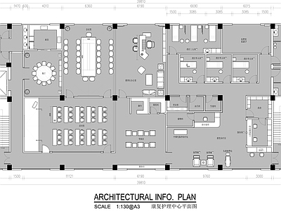 现代医院 康复护理医院 医院门诊 病房 施工图