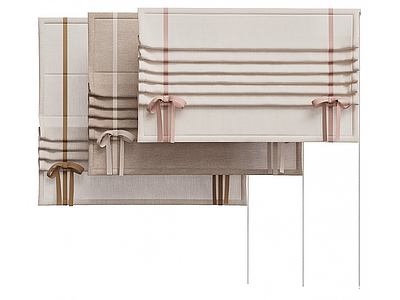 现代窗帘 罗马帘 儿童房窗帘