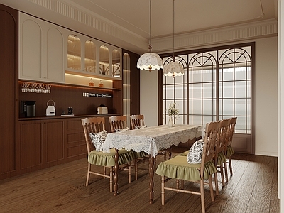 中古风家居餐厅