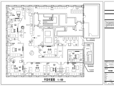 现代KTV KTV平面布置图 施工图