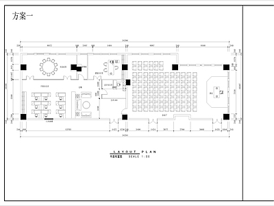 现代整体办公空间 医美培训办公室 施工图