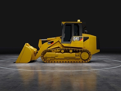 工业风工程车 卡特推土机  CAT963D 推土机