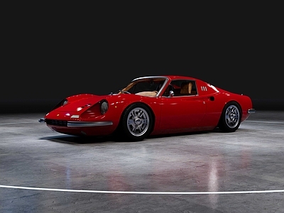 复古汽车 法拉利 Dino 246GT