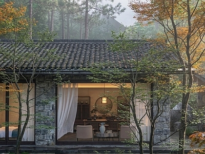 新中式民宿建筑