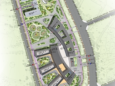 新中式医院建筑 医院 门诊楼 医技楼 住院楼 康养中心 施工图