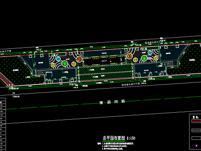 口袋公园 口袋公园 冰河路景观 道路景观 施工图