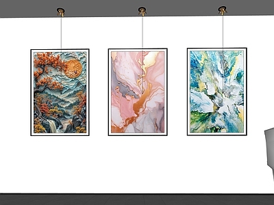 现代简约挂画