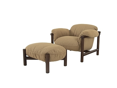 中古风单人沙发
