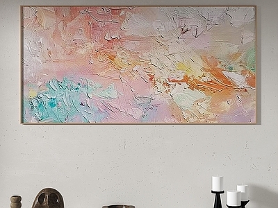 侘寂抽象简约挂画