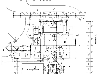 欧式民宿建筑 会所 施工图