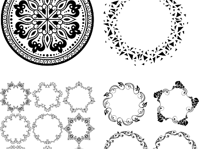 现代其他图库 花纹 纹理 贴图 线条 线稿 施工图
