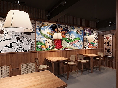 日式动漫风日料店