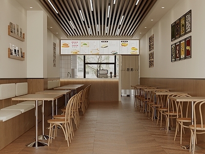 原木风快餐店 餐厅