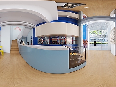 现代简约甜品面包店