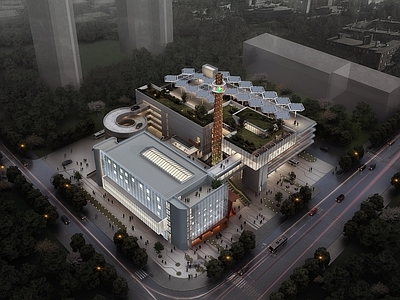 现代主义其他文体建筑 厂区 办公楼