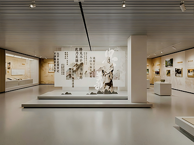 新中式历史展厅 新中式历史展厅 博物馆临展  历史文物展