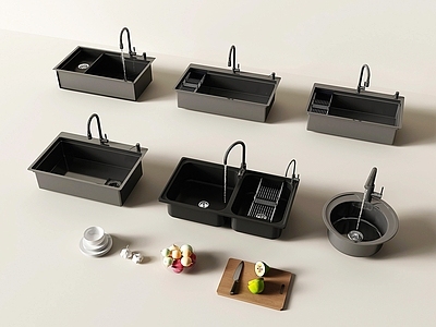 现代水槽 水槽 洗菜盆 水槽水龙头 单槽 洗菜池