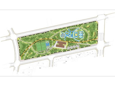体育公园 体育公园 儿童公园 施工图