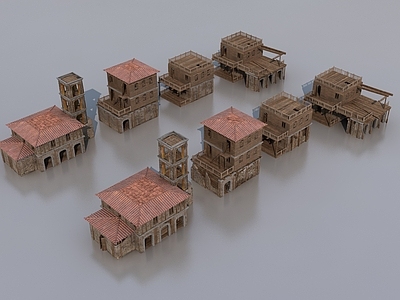 复古古建 建筑组合