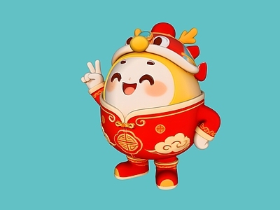 新中式IP形象 蛋仔IP人物形象