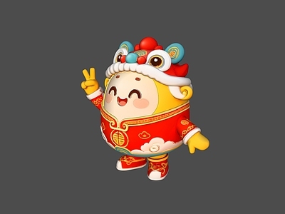 新中式IP形象 蛋仔IP人物形象