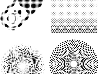 现代其他图库 纹理 冲孔板 五金件 贴图 渐变孔 施工图