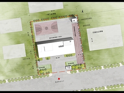 现代消防站 消防站 施工图