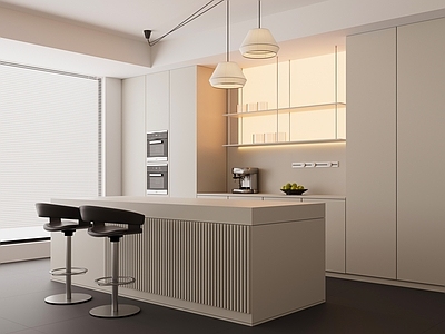 极简开放式厨房