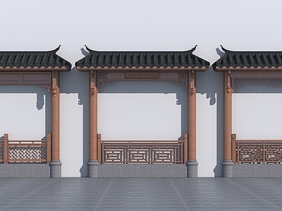 新中式连廊 连廊构件