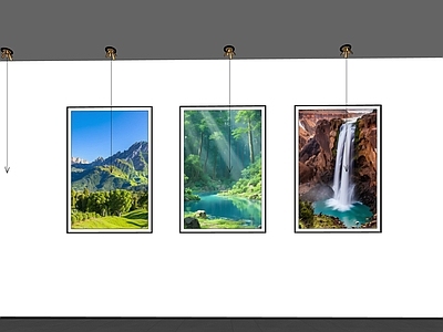 现代简约艺术展厅