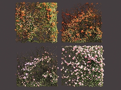 垂直绿化垂直绿化 2D藤蔓植物 绿植墙 现代绿植墙 爬藤植物