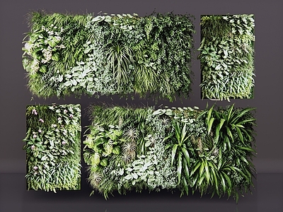 垂直绿化垂直绿化 2D藤蔓植物 绿植墙 现代绿植墙 爬藤植物 垂直绿化