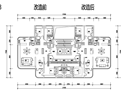 现代住宅楼建筑 198全景仓 新规户型 施工图