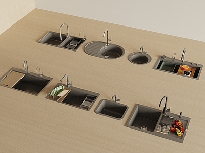 现代简约水槽 水槽 洗菜盆