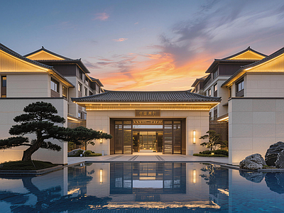 新中式小区HDR