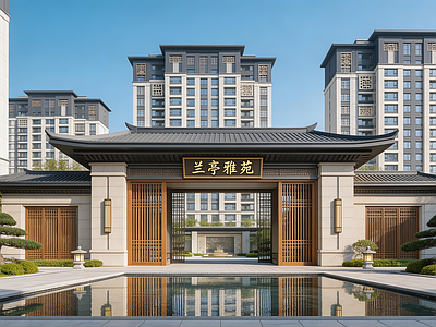 新中式小区HDR